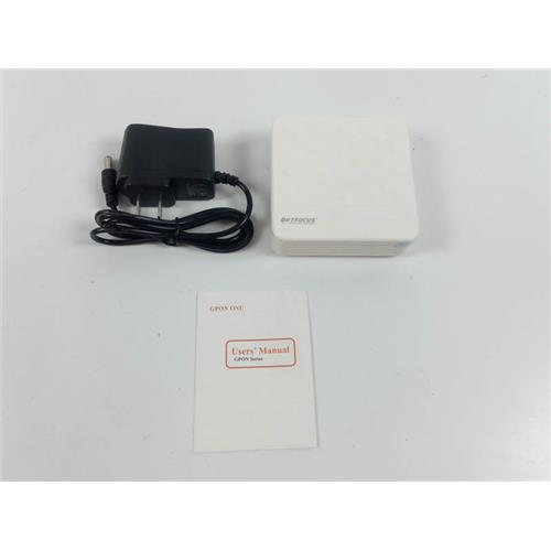 TERMINAL GPON ONU - 1 ENTRADA GE / 1 ENTRADA ÓPTICA / 12V / LAN 1 GPBS / COMPATÍVEL C/ PLATAFORMAS OLT