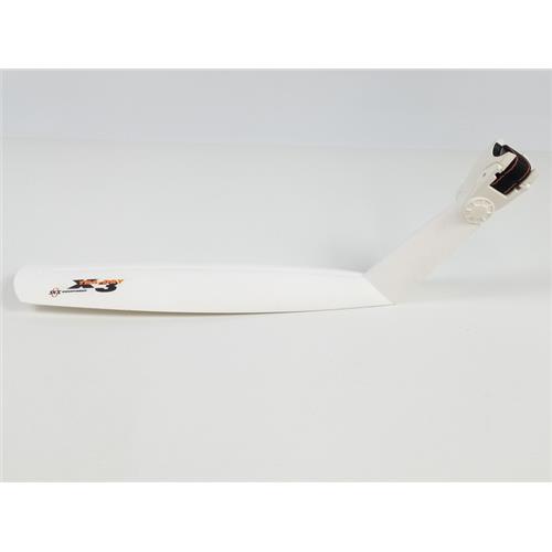 PARALAMA TRASEIRO DE ENCAIXE RÁPIDO P/ BICICLETA ARO 26 - COR BRANCO