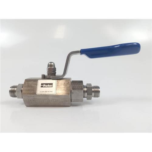 VÁLVULA BOLA 1/2 NPT - FURO 10mm / 414 BAR (6000 PSI MÁX.) - AÇO INOX 316