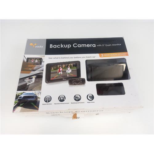 KIT DE CÂMERA TRASEIRA P/ VEICULOS C/ MONITOR 5" / ASSISTENTE DE ESTACIONAMENTO / VISÃO NOTURNA / A PROVA D'ÁGUA / SISTEMAS 12-24V