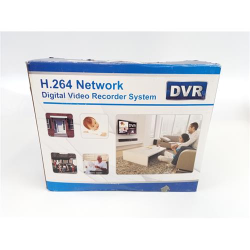 DVR H.264 - 8 CANAIS ÁUDIO / VÍDEO / 1x PORTA LAN / ENTRADA HDMI / VGA / DETECÇÃO DE MOVIMENTO / 12VDC + ACESSÓRIOS