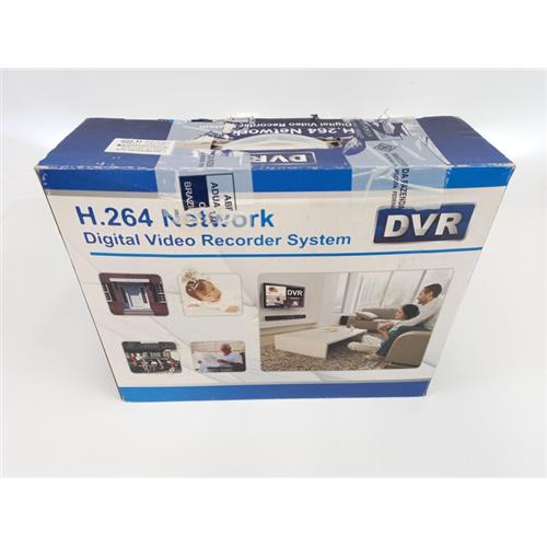 DVR H.264 - 16 CANAIS ÁUDIO / VÍDEO / 1x PORTA LAN / ENTRADA HDMI / VGA / DETECÇÃO DE MOVIMENTO / 12VDC + ACESSÓRIOS