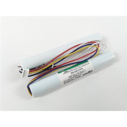 BATERIAS DE REPOSIÇÃO Ni-MH 4,80 V 2000mAh / 9,60 Wh P/ CRESTON 6504906 TPS-6X TPS-6X-BTP