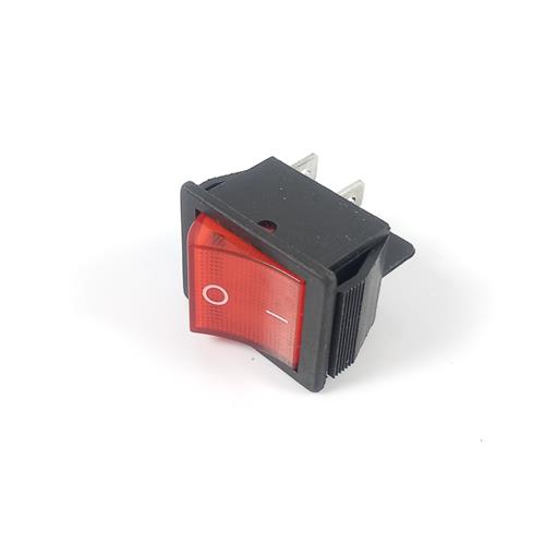 BOTÃO INTERRUPOR 16A-20A 125-250VAC C/ LUZ VERMELHA