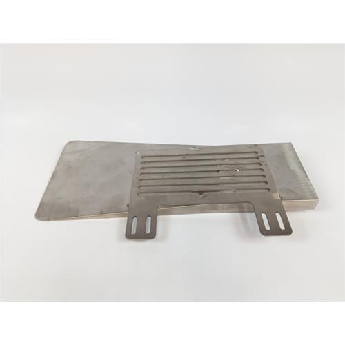 CHAPA DE AÇO INOX COM GRADE SOLDADA - ENCAIXE INTERNO 90mm - ENCAIXE DA GRADE 20x5mm