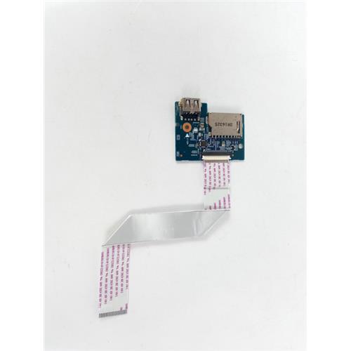 PLACA LEITOR DE CARTÃO SD E ENTRADA USB P/ NOTEBOOK DELL LATITUDE E3470 E3570