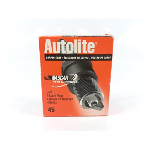 KIT 4 VELAS DE IGNIÇÃO AUTOLITE 45 - ELETRODO DE COBRE