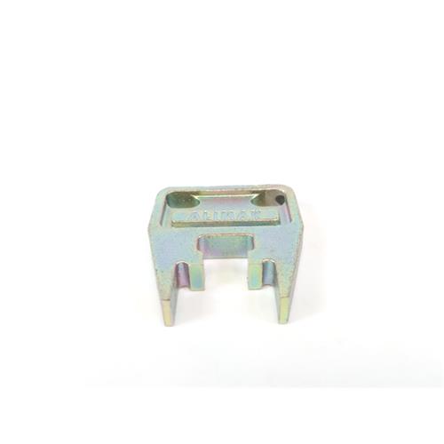 TRAVA DE METAL - ENCAIXE MENOR 14x6,5mm ENCAIXE MAIOR 23x11mm - DOIS FUROS 10x6mm