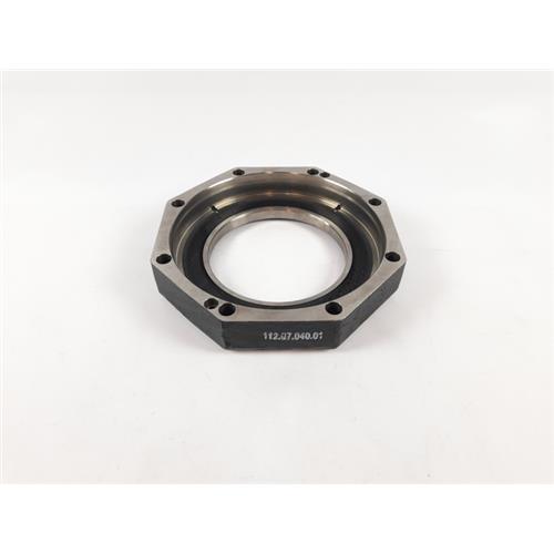 RETENTOR OCTOGONAL 224mm - 8 FUROS Ø12,5mm - Ø INTERNO 136mm - 2 FUROS M12x1.5