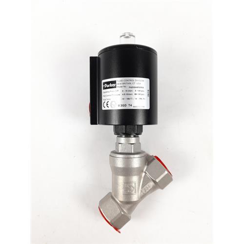 VÁLVULA SOLENÓIDE 145psi  DUAS SAÍDAS 1"-14G - FURO 3/8"-28G