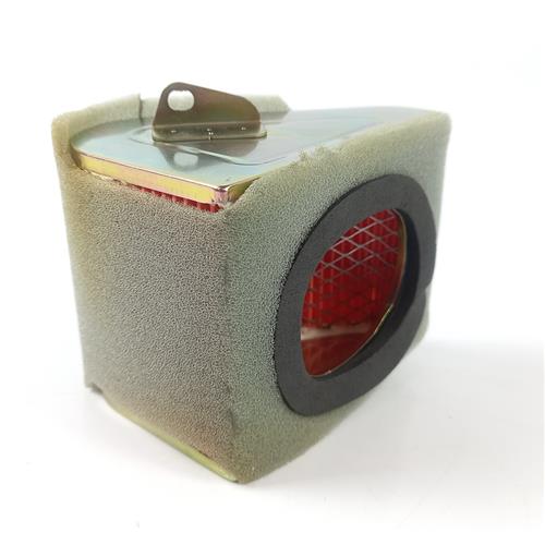 FILTRO DE AR TRIANGULAR P/ MOTOCICLETAS SCOOTER ENCAIXE 66x50mm