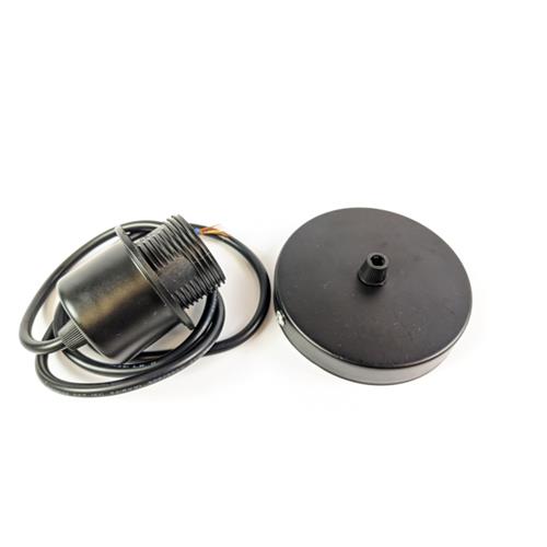 KIT SOQUETE DE LÂMPADA T210 ADAPTADOR E27 250V 4A C/ CABO DE 1 METRO + SUPORTE DE FIXAÇÃO