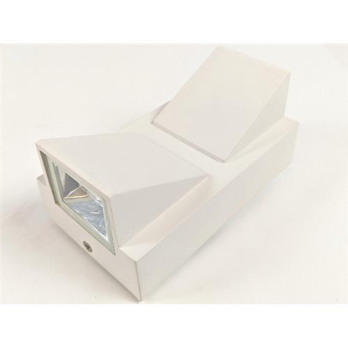 ARANDELA 2 FACHOS 3000-3500K 90-265VAC 10W - COR BRANCO
