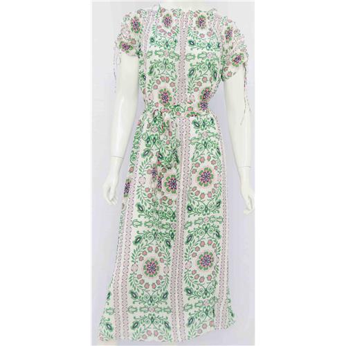 VESTIDO TORY BURCH ASILOMAR WHITE GARDEN PARTY TAMANHO 14