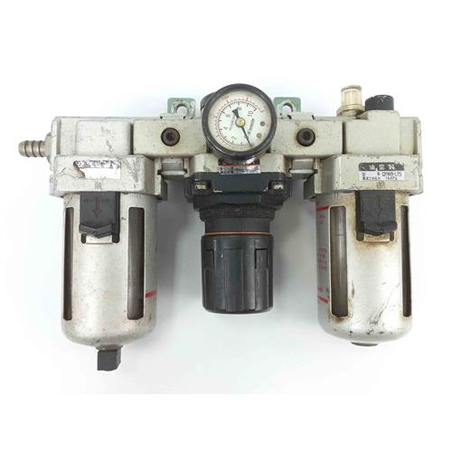 CONJUNTO DE FILTRO 1.0MPa/REGULADOR DE PRESSÃO 0.05-0.8MPa/LUBRIFICADOR 1.0MPa