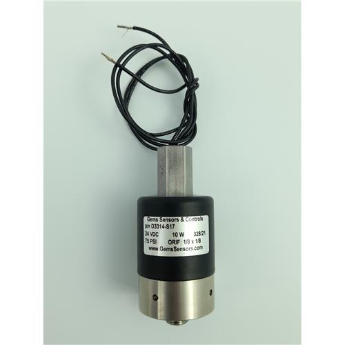 VÁLVULA SOLENOIDE 3 VIAS MULTIUSO 24VDC 75PSI (5.2BAR) - ROSCA 1/2"-20G