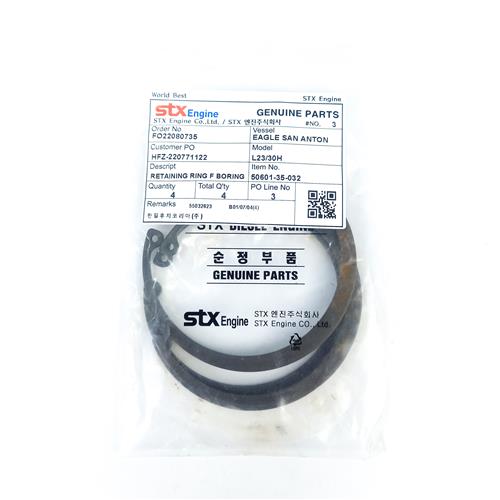 KIT 4 ANÉIS RETENTORES P/ MOTOR MAN L23/30H