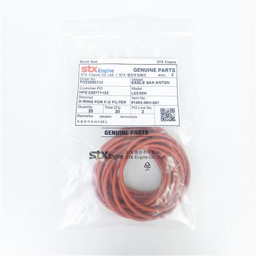KIT 20 ANÉIS DE VEDAÇÃO 70x3mm P/ MOTOR MAN L23/30H