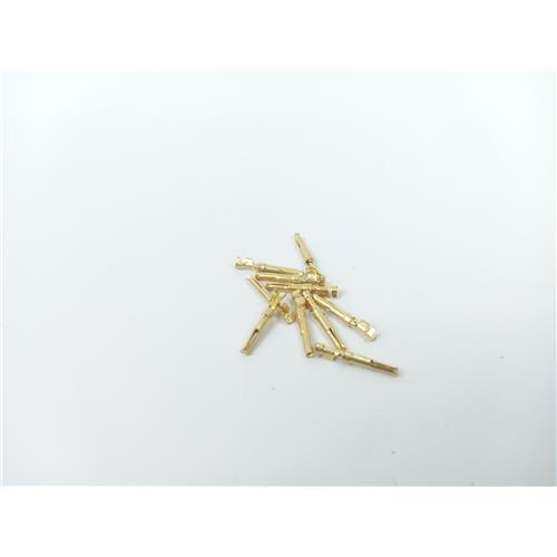 PACOTE 100 UNIDADES DE CONTATO CIRCULAR PADRÃO 20-24AWG 13A (14x2x2mm)