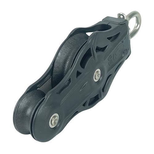 MOITÃO DUPLO (BLOCO DE MANCAL LISO) FIDDLE 55MM - ROLDANA P/ CORDAME 12MM - CARGA 800 A 1500KG