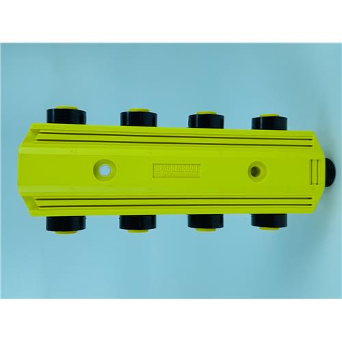 CAIXA DE JUNÇÃO 8 PORTAS FEMEAS DE 4 PINOS 10A 600V P/ ALIMENTAÇÃO AUXILIAR