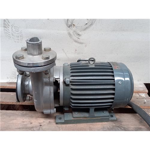 BOMBA CENTRÍFUGA 120L/min MOTOR INDUTOR TRIFÁSICO TIPO AEHL 220/380V/50-60Hz 5HP 2895-3475RPM 2 PÓLOS (USADO)