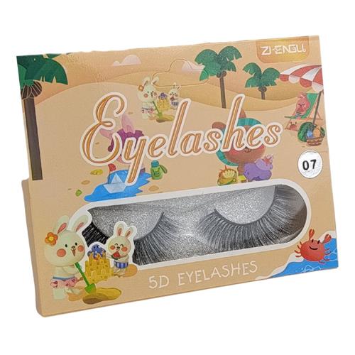 CILIOS POSTIÇOS DE PLASTICO 07 COM 2 UNIDADES