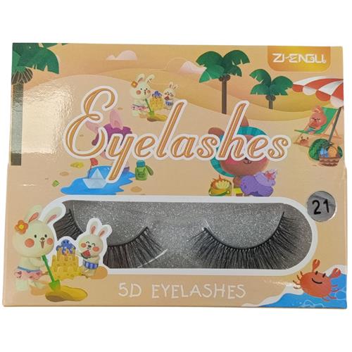 CILIOS POSTIÇOS DE PLASTICO 21 COM 2 UNIDADES