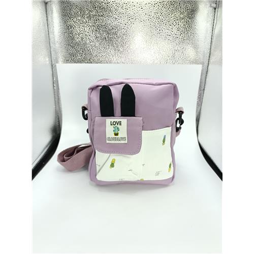 MINI BOLSA DE CACTO LILAS 20x19cm - 1 DIVISÓRIA INTERNA / ALÇA 60cm