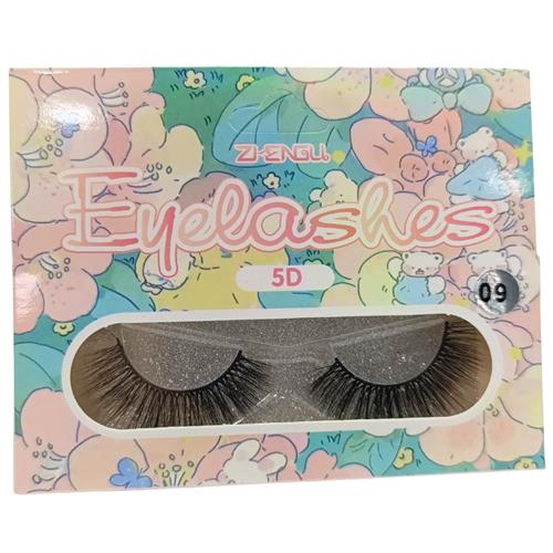 CILIOS POSTIÇOS DE PLASTICO 5D 09 COM 2 UNIDADES