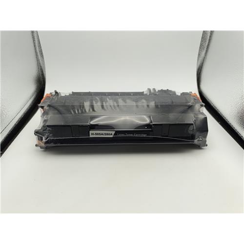 CARTUCHO DE TONER A LASER PRETO COMPATÍVEL COM H-505A/280A