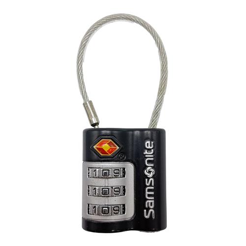 CADEADO CABLELOCK PARA MALA DE VIAGEM COM SENHA 3 DÍGITOS - TRAVA DE CABO DE AÇO REVESTIDO