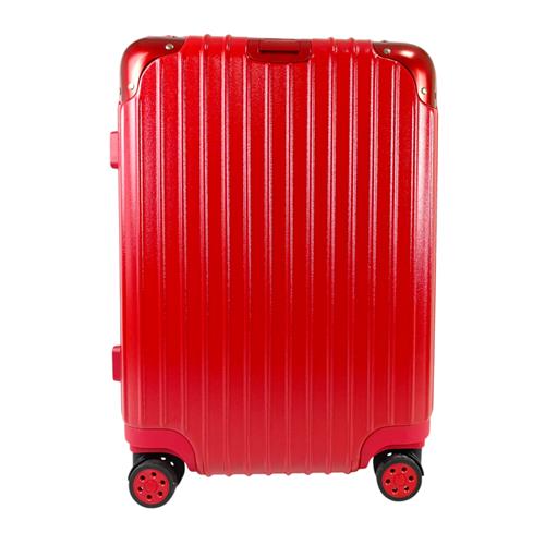 MALA PEQUENA DE VIAGEM 21" VOLUME APROX. 62L COM ALÇAS, RODINHAS E SENHA - COR: VERMELHO