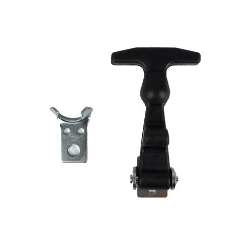 TRAVA DE BORRACHA FLEXÍVEL C/ SUPORTE DE AÇO INOXIDAVEL P/ CAIXA DE FERRAMENTAS, REFRIGERADOR, CARRINHO DE GOLFE OU CAPÔ DE MÁQUINA DE ENGENHARIA