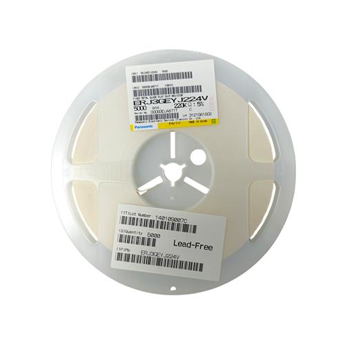 CARRETEL COM 5000 RESISTORES SMD 220Kohm ±5% 0,1W 
0603 (1608) AEC-Q200