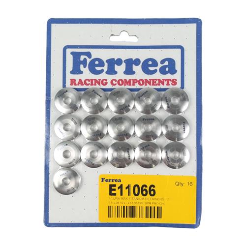 CONJUNTO DE 16UN RETENTOR DE MOLA DE VÁLVULA EM TITÂNIO P/ MOTORES HONDA K20 2.0L DOHC VTEC 16V