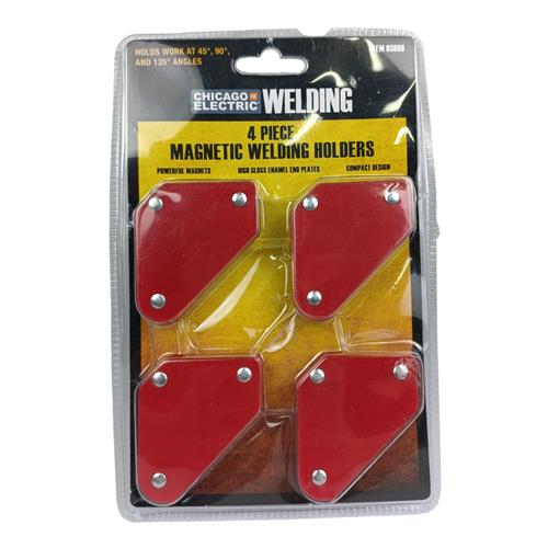 KIT SUPORTE MAGNÉTICO DE SOLDAGEM CHICAGO ELECTRIC 4 PEÇAS