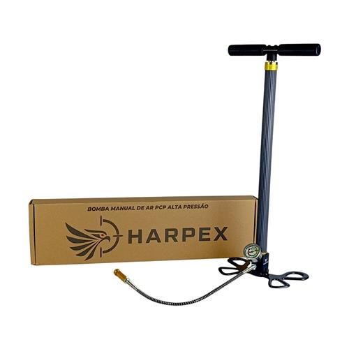 BOMBA MANUAL DE AR PCP DE ALTA PRESSÃO 300 BAR - 4 ESTÁGIOS - FILTRO PEQUENO