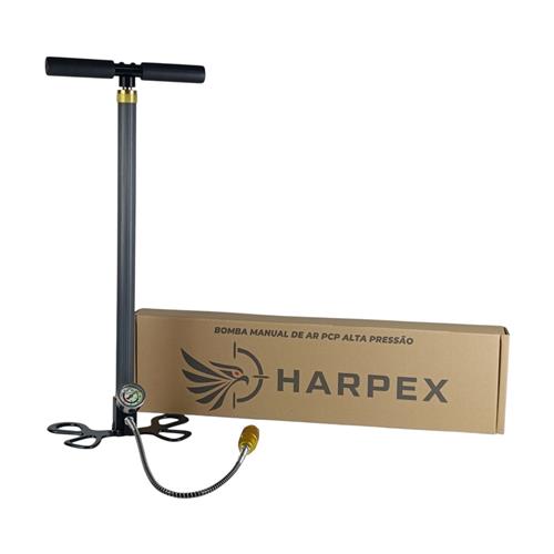 BOMBA MANUAL DE AR PCP DE ALTA PRESSÃO 300 BAR - 4 ESTÁGIOS - FILTRO GRANDE