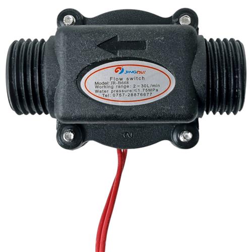 INTERRUPTOR DE FLUXO PARA ÁGUA 2 A 30 L/MIN, ATÉ 1,75 MPA - ROSCA 1/2" BSP