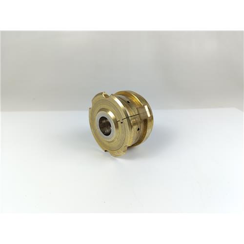 ANEL BIPARTIDO EM LATÃO COM BUCHA CENTRAL INTEIRIÇA EM AÇO, Ø EXTERNO 89 MM, BASE INTERNA Ø45 MM E FURO CENTRAL Ø26,5 MM