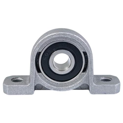 MANCAL COM ROLAMENTO KP08 P08 8MM TIPO PEDESTAL PARA EIXO FUSO CNC IMPRESSORA 3D
