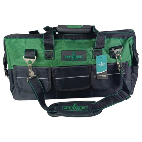 BOLSA GRANDE PARA FERRAMENTAS PROFISSIONAL 50X25X25CM COM ALÇA DE OMBRO E MÚLTIPLOS BOLSOS