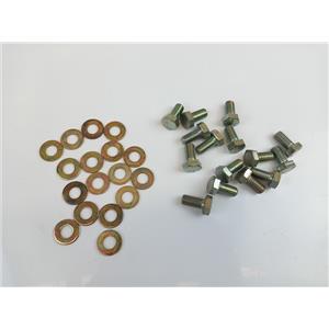 KIT 15x PARAFUSO M10 COMP. 20MM C/ ARRUELA