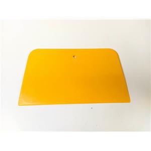 ESPATULA DE PONTA FLEXÍVEL P/ ESPALHAR MASSAS / ESMALTES - 3x6 POLEGADAS - COR AMARELO