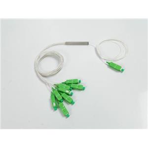 SEPARADOR ÓPTICO 1X8 - 1260/1650NM - FIBRA TIPO G657A C/ CONECTORES SC-APC/SM