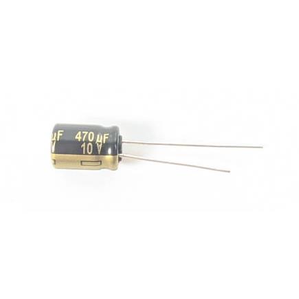 CAPACITOR ELETROLÍTICO DE ALUMÍNIO REVESTIMENTO RADIAL DE CHUMBO 450uF / 10VDC / 950mA