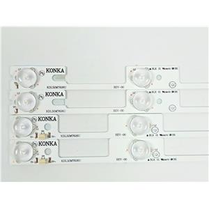 KIT COMPLETO 4 BARRAS DE LED P/ SEMP TOSHIBA 32"