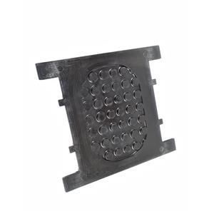 BORRACHA SUPORTE P/ PLACA BASE DE FIXAÇÃO DO GUIA ANGULAR WFP 21K P/ TRILHO FERROVIÁRIO DFF 21 VOSSLOH