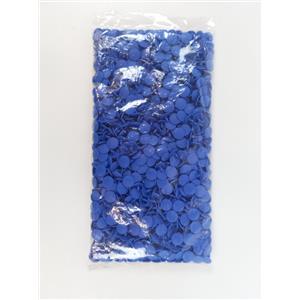 FECHO DE PRESSÃO PLÁSTICO P/ VESTUÁRIO APENAS CAPA Ø9mm KIT C/ 1000 UNIDADES AZUL ROYAL